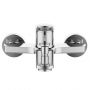 Bateria wannowo-prysznicowa ścienna chrom BW70001 Invena Alonia zdj.5