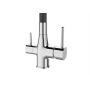 Bateria kuchenna z filtrem stojąca chrom-czarna BZ02F08 Invena Glamour zdj.4