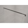 Ścianka prysznicowa walk-in 80 cm czarny półmat/szkło ze wzorem AK32185 Invena zdj.7