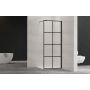 Ścianka prysznicowa walk-in 80 cm czarny półmat/szkło przezroczyste AK32187 Invena zdj.5