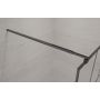 Ścianka prysznicowa walk-in 80 cm czarny półmat/szkło przezroczyste AK32187 Invena zdj.6