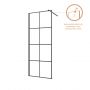 Ścianka prysznicowa walk-in 80 cm czarny półmat/szkło przezroczyste AK32187 Invena zdj.9