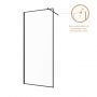 Ścianka prysznicowa walk-in 80 cm czarny półmat/szkło przezroczyste AK32188 Invena zdj.8