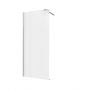 Ścianka prysznicowa walk-in 80 cm chrom półmat/szkło ze wzorem AK32189 Invena zdj.1