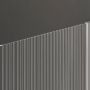 Ścianka prysznicowa walk-in 90 cm chrom półmat/szkło ze wzorem AK32199 Invena zdj.5