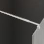 Ścianka prysznicowa walk-in 90 cm chrom półmat/szkło ze wzorem AK32199 Invena zdj.8