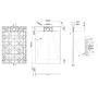 Brodzik prostokątny 120x80 cm biały AK7B812 Invena Alvero zdj.2