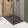 Brodzik prostokątny 110x80 cm czarny AK7C811 Invena Alvero zdj.3