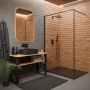 Brodzik prostokątny 120x80 cm czarny AK7C812 Invena Alvero zdj.5
