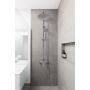 Zestaw prysznicowy ścienny chrom AU27B01 Invena Malta zdj.3