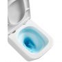 Miska WC z deską wolnoopadającą wisząca bez kołnierza spłukiwanie wirowe biały połysk CE94001 Invena Florina zdj.10