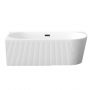Wanna narożna 170x80 cm owalna biała AN0214L Invena Glamour zdj.6