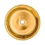 Umywalka 42x42 cm okrągła złoty CE38009 Invena Kos zdj.3