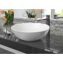 Umywalka 39.5x39.5 cm okrągła nablatowa biała CE43001 Invena Tinos zdj.3