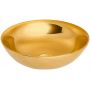 Umywalka 39.5x39.5 cm okrągła złoty CE43009 Invena Tinos zdj.1