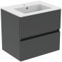 Umywalka z szafką 61 cm szarą R0572TI Ideal Standard Eurovit+ zdj.1