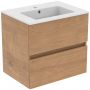 Umywalka z szafką 61 cm dąb R0572Y8 Ideal Standard Eurovit+ zdj.1