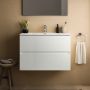 Umywalka z szafką 81.5 cm białą R0574WG Ideal Standard Eurovit+ zdj.5