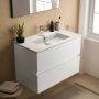 Umywalka z szafką 81.5 cm białą R0574WG Ideal Standard Eurovit+ zdj.6