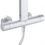 Zestaw prysznicowy ścienny termostatyczny z deszczownicą chrom BD583SI Ideal Standard Alu+ zdj.4