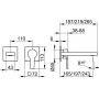 Bateria umywalkowa podtynkowa chrom 51116010200 Keuco Edition 11 zdj.2