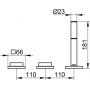 Bateria wannowo-prysznicowa 51130010500 Keuco Edition 11 zdj.2
