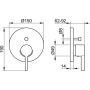 Bateria wannowo-prysznicowa podtynkowa podtynkowa chrom 51572010281 Keuco Edition 400 zdj.2