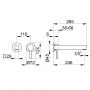 Bateria umywalkowa 59016010202 Keuco Edition 90 zdj.2
