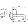 Bateria umywalkowa podtynkowa chrom 59516011201 Keuco IXMO SOFT zdj.2