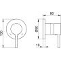 Bateria prysznicowa podtynkowa 59551010201 Keuco IXMO Soft zdj.2