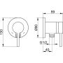 Bateria prysznicowa podtynkowa 59552010201 Keuco IXMO SOFT zdj.2