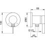 Bateria prysznicowa podtynkowa 59552019501 Keuco IXMO Pure zdj.2