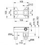 Element podtynkowy baterii 59916000070 Keuco zdj.2