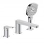 Bateria wannowo-prysznicowa nawannowa chrom 452521000 KFA Armatura Malaga zdj.1
