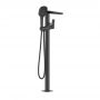 Bateria wannowo-prysznicowa wolnostojąca czarna 452551081 KFA Armatura Malaga zdj.1