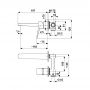 Bateria umywalkowa podtynkowa chrom 452981000 KFA Armatura Malaga zdj.2