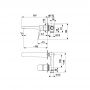 Bateria umywalkowa podtynkowa czarna 452981081 KFA Armatura Malaga zdj.2