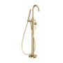 Bateria wannowo-prysznicowa wolnostojąca złota 503551039 KFA Armatura Moza Brushed Light Gold zdj.1
