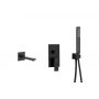 Bateria wannowo-prysznicowa podtynkowa czarna 513940181 KFA Armatura Logon Black zdj.1
