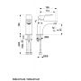 KFA Armatura Otava 555281500 bateria umywalkowa stojąca chrom zdj.2