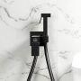 Bateria bidetowa podtynkowa czarna 513951281 KFA Armatura Logon Black zdj.4