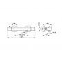 Bateria prysznicowa ścienna z termostatem chrom 575601000 KFA Armatura Malaga zdj.2