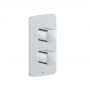 Bateria prysznicowa podtynkowa z termostatem chrom 575900100 KFA Armatura Malaga zdj.1