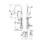 KFA Armatura Duero 662331322 bateria kuchenna z filtrem stojąca inox zdj.2
