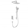 Zestaw prysznicowy podtynkowy z deszczownicą chrom 452930100 KFA Armatura Malaga zdj.1