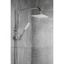 Zestaw wannowo-prysznicowy ścienny z deszczownicą chrom 513691500 KFA Armatura Logon zdj.3