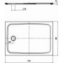 Brodzik prostokątny 110x80 cm biały 375247980001 Kaldewei Cayonoplan zdj.2