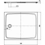 Brodzik prostokątny 120x100 cm biały 375747980001 Kaldewei Cayonoplan zdj.2