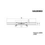 Odpływ liniowy 90 cm stal 940000010930 Kaldewei FlowLine zdj.2