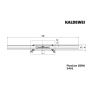 Odpływ liniowy 120 cm czarny 940100010676 Kaldewei FlowLine zdj.2